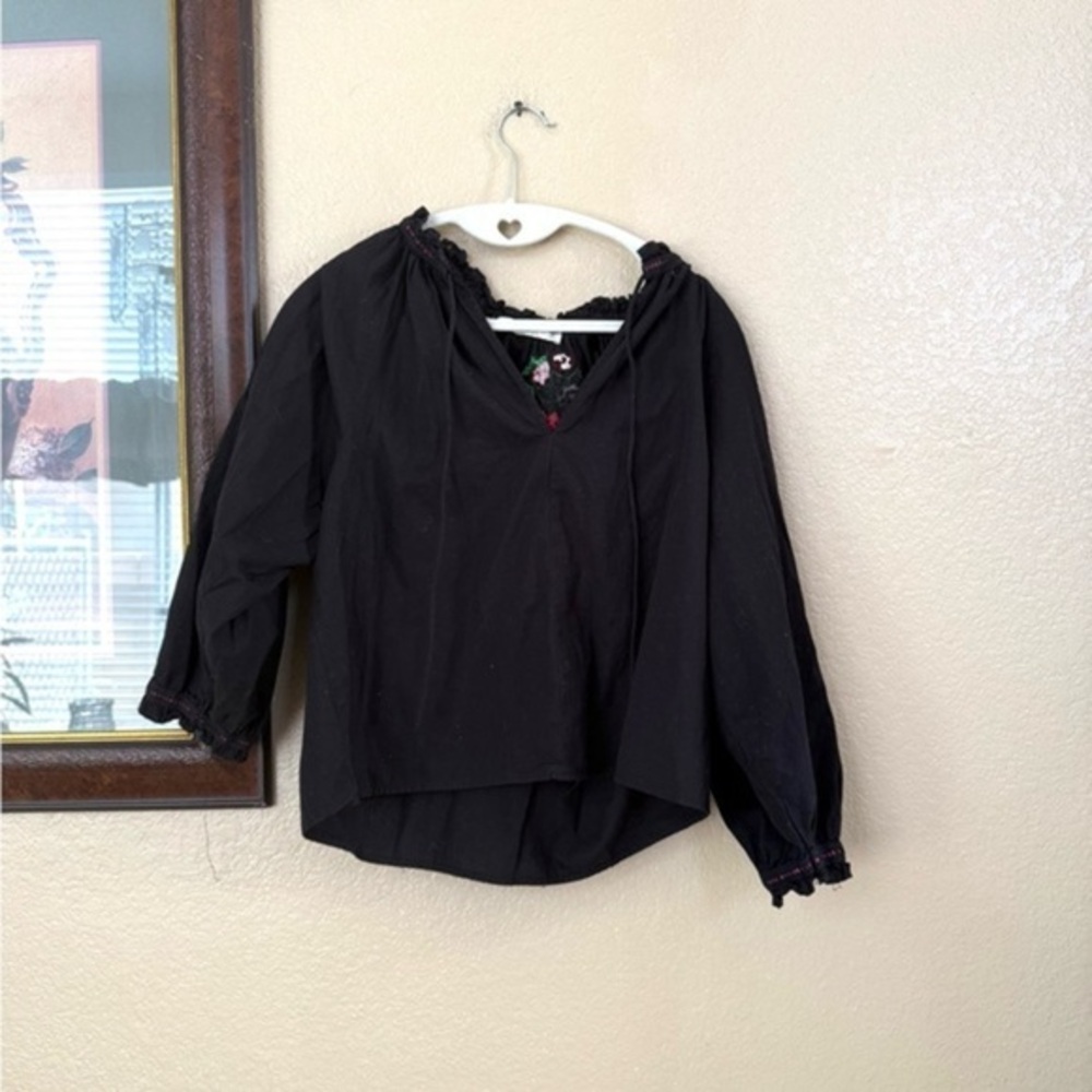 Zara Embroidered Top Size XSmall